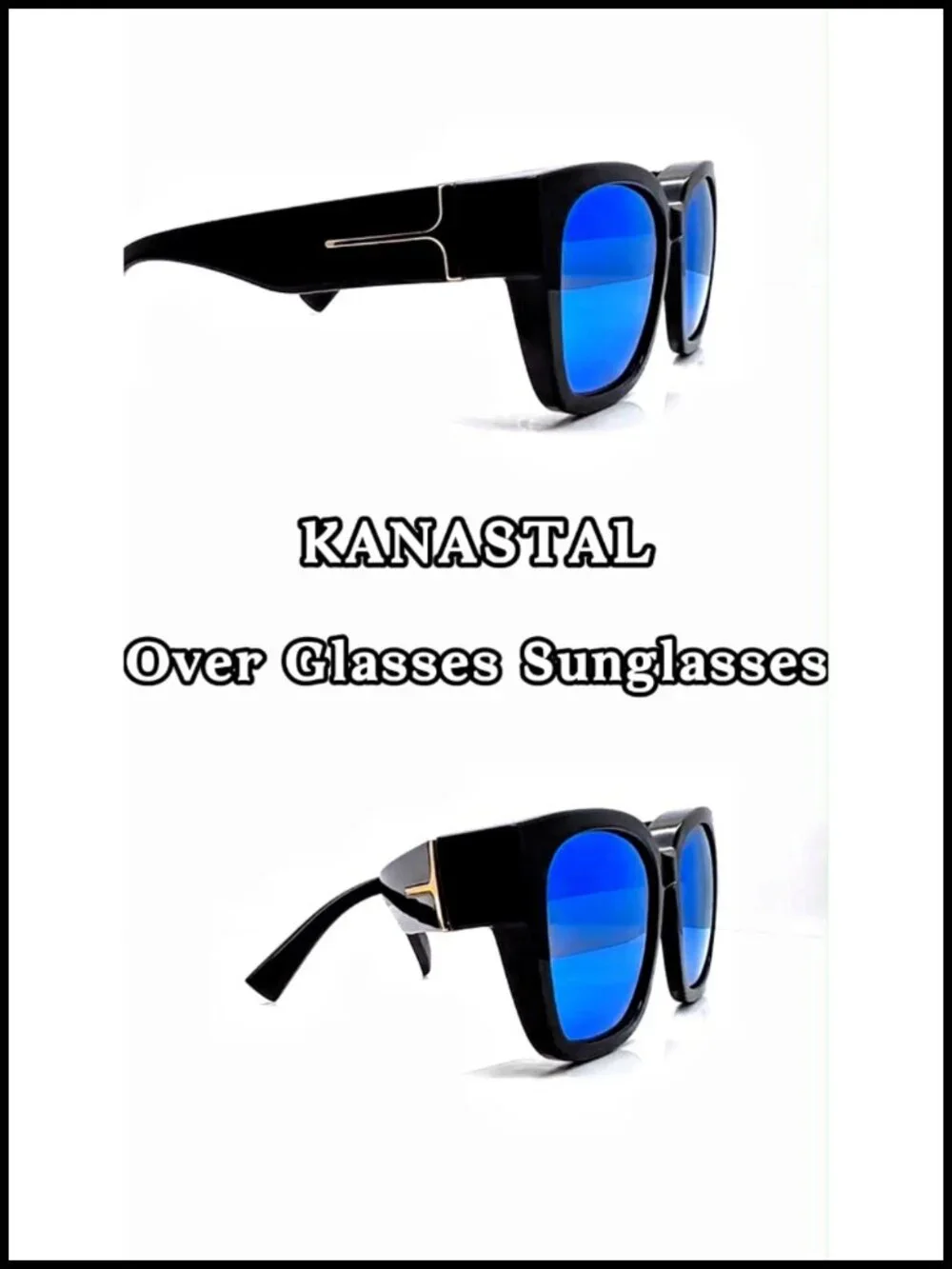 Oversized Fit Over Sunglasses Square Polarized UV400 TR90